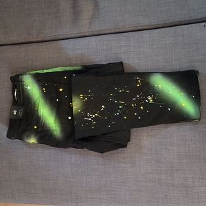 Fashion Nova "Galaxy" Denim Black Jeans 40M